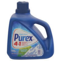 Purex Concentrated Detergent, Mountain Breeze, 4 in 1, 150 Ounce