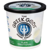 The Greek Gods Yogurt, Greek Style, Plain Traditional - 24 Ounce