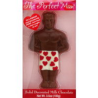 Treat Street Milk Chocolate, Decorated, Solid, The Perfect Man - 3.5 Ounce