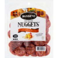 Busseto Dry Salami, Spicy, Nuggets - 8 Ounce