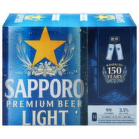 Sapporo Premium Light Beer - 12 Each