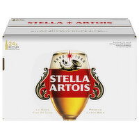 Stella Artois Beer, Lager, Premium - 24 Each