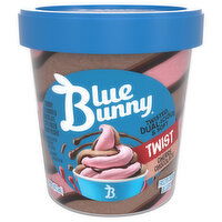 Blue Bunny Frozen Dairy Dessert, Cherry Chocolate, Twist, 1 Pint