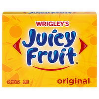 Juicy Fruit Gum, Original, Sticks