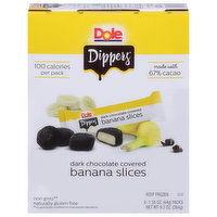 Dole Banana Slices, Dark Chocolate Covered - 6 Each