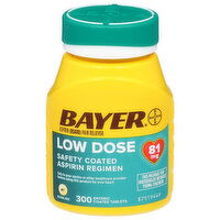 Bayer Aspirin, Low Dose, 81 mg, Enteric Coated Tablets, 300 Each