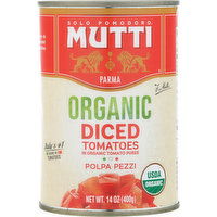 Mutti Tomatoes, Organic, Diced - 14 Ounce