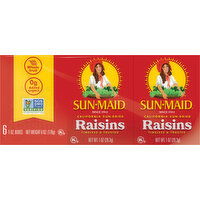 Sun-Maid California Sun-Dried Raisins - 6 Each