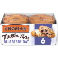 Thomas' Blueberry Oat Blueberry Muffin Tops, 6 packs, 10.5 oz - 6 Each