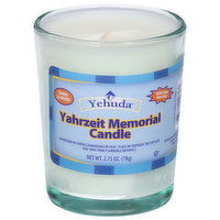 Yehuda Candle, Yahrzeit Memorial - 1 Each