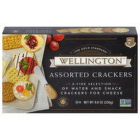 Wellington Crackers, Assorted - 8.8 Ounce