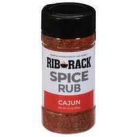 Rib Rack Spice Rub, Cajun - 5.5 Ounce