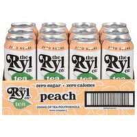 The Ryl Co. Tea, Zero Sugar, Peach - 12 Each