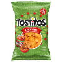 Tostitos Tortilla Chips, Hint of Chile Lime, Bite Size Rounds - 11 Ounce