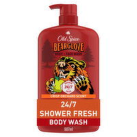 Old Spice Body Wash for Men, 24/7 Shower Clean, Bearglove - 33.4 Ounce