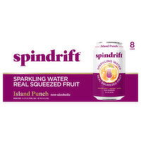 Spindrift Non-Alcoholic Unsweetened Island Punch Sparkling Water - 8 Each