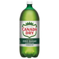 Canada Dry Ginger Ale, Zero Sugar, 2.1 Quart