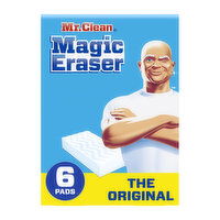 Mr. Clean Magic Eraser Sponge, All Purpose Cleaner, Original - 6 Each