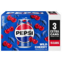 Pepsi Wild Cherry Soda - 15 Each