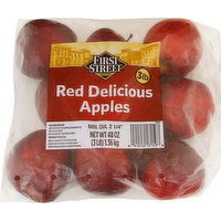 First Street Apples, Red Delicious, 3 Pound