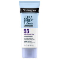 Neutrogena Sunscreen, Dry-Touch, Broad Spectrum SPF 55 - 3 Ounce