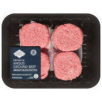 First Street Ground Beef Patties, Brisket Blend, Angus, Premium - 8 Each