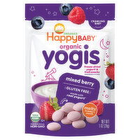 Happy Baby Yogis, Organic, Mixed Berry, Crawling Baby - 1 Ounce