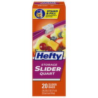 Hefty Quart Storage Slider Bags