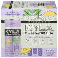 Kyla Hard Kombucha, Lavender Lemonade, Sunbreak Series, 6 Pack - 6 Each