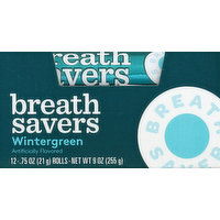 BreathSavers Breath Mints, Wintergreen, 24 Each