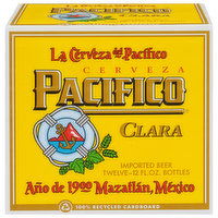 Pacifico Beer, Imported, Clara - 12 Each