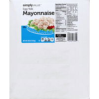 Simply Value Mayonnaise, Egg Yolk, 30 Pound