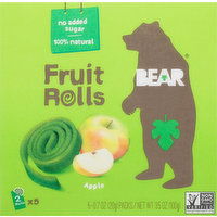 Bear Fruit Rolls, Apple, 5 Each