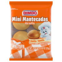 Bimbo Muffins, Vanilla, Mini, 4.41 Ounce