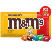 M&M'S M&M'S Peanut Milk Chocolate Candy, Share Size Bag - 3.27 Ounce