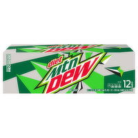 Mtn Dew Soda, Diet - 12 Each