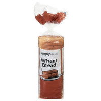 Simply Value Bread, Wheat - 20 Ounce