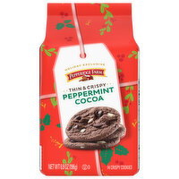 Pepperidge Farm Crispy Cookies, Peppermint Cocoa, Thin & Crispy - 14 Each