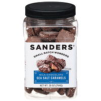 Sanders Sea Salt Caramels, Milk Chocolate - 28 Ounce