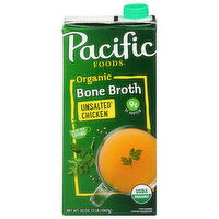 Pacific Foods Bone Broth, Organic, Unsalted Chicken