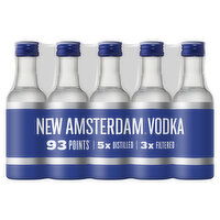 New Amsterdam Vodka 50ml 10pk Carrier - 50 Millilitre