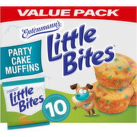 Entenmann's Party Cake Cake and Sprinkles Mini Muffins, Value Pack, 10 packs, (4 ct each), 16.5 lbs  Case