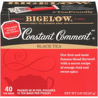 Bigelow Bigelow Constant Comment Black Tea 40 TB, 40 tea bags packed in 10 foil pouches (4 tea bags per pouch)
