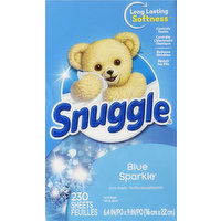 Snuggle Dryer Sheets, Blue Sparkle, 230 Each