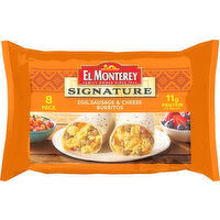 El Monterey Burritos, Egg, Sausage & Cheese, 8 Each