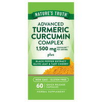 Nature's Truth Advanced Capsules 1500 mg Turmeric Curcumin Complex - 60 Each