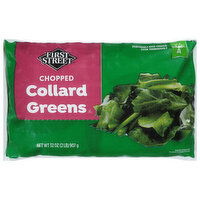 First Street Collard Greens, Chopped - 32 Ounce