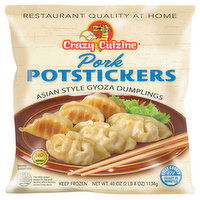 Crazy Cuizine Pork Potstickers, 40 Ounce