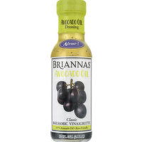 Briannas Avocado Oil Dressing, Balsamic Vinaigrette, Classic, 10 Ounce