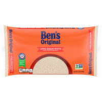 Ben's Original Parboiled Rice, Original, Enriched, Long Grain White, 80 Ounce